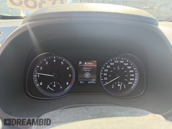 2020 Hyundai Kona Limited z VIN KM8K3CA52LU428169, wystawiony jako Copart lot #57976125 z przebiegiem 62 593 mil mil oraz Szkoda całkowita • Salvage title. Historia ofert i sprzedaży dostępna na DreamBid. Obrazek 9.