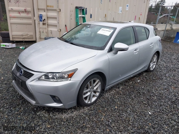 2015 Lexus CT 200h Hybrid with VIN JTHKD5BH5F2218962, listed as a IAAI auction lot 41624910 with 71,500 mi miles. Bid and sale history available at carsss.com. Image 17.