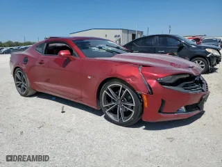 2021 Chevrolet Camaro 2LT with VIN 1G1FD1RS3M0123539, listed as a Copart auction lot 71068654 with 57,245 mi miles and Salvage Title. Bid and sale history available at carsss.com. Image 4.