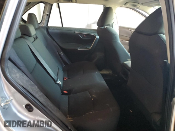 2019 Toyota RAV4 LE with VIN JTMG1RFV2KJ021318, listed as a Copart auction lot 46107385 with 57,863 mi miles and Salvage title. Bid and sale history available at DreamBid. Image 10.