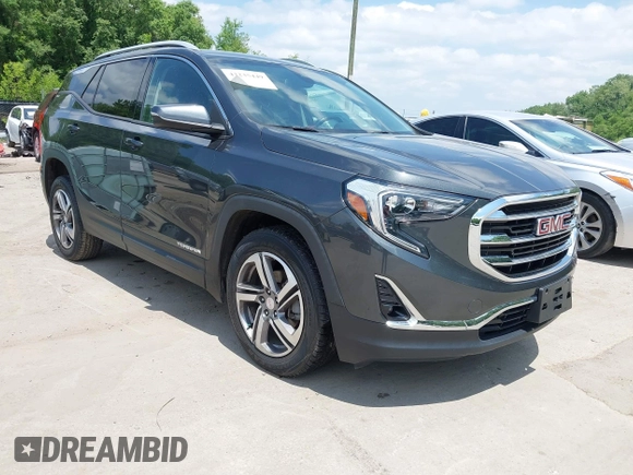 2020 GMC Terrain SLT z VIN 3GKALVEV2LL118589, wystawiony jako IAAI lot #42235449 z przebiegiem 83 573 mil mil oraz . Historia ofert i sprzedaży dostępna na DreamBid. Obrazek 1.