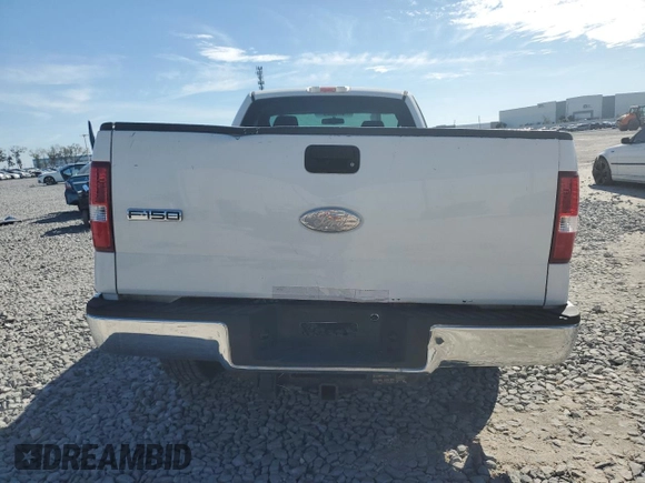 2007 Ford F-150 XL with VIN 1FTRF12287NA61703, listed as a Copart auction lot 47027105 with Not provided miles and Salvage title. Bid and sale history available at DreamBid. Image 6.