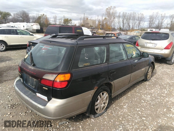 2002 Subaru Legacy Outback with VIN 4S3BH675X27602811, listed as a IAAI auction lot 31520086 with 199,993 mi miles and . Bid and sale history available at DreamBid. Image 4.