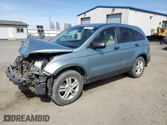 2010 Honda CR-V EX with VIN 5J6RE4H51AL090396, listed as a Copart auction lot 53004185 with 194,925 mi miles and Salvage Title. Bid and sale history available at carsss.com. Image 1.