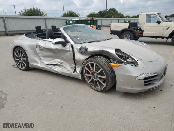 2013 Porsche 911 Carrera S with VIN WP0CB2A94DS154074, listed as a Copart auction lot 59893094 with 42,862 mi miles and Salvage Title. Bid and sale history available at carsss.com. Image 4.