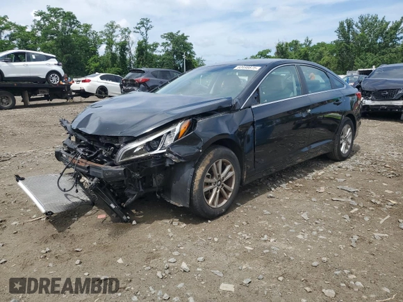 2015 Hyundai Sonata SE z VIN 5NPE24AF9FH174865, wystawiony jako Copart lot #60498875 z przebiegiem 51 350 mil mil oraz Czysty tytuł • Clean title. Historia ofert i sprzedaży dostępna na DreamBid. Obrazek 1.
