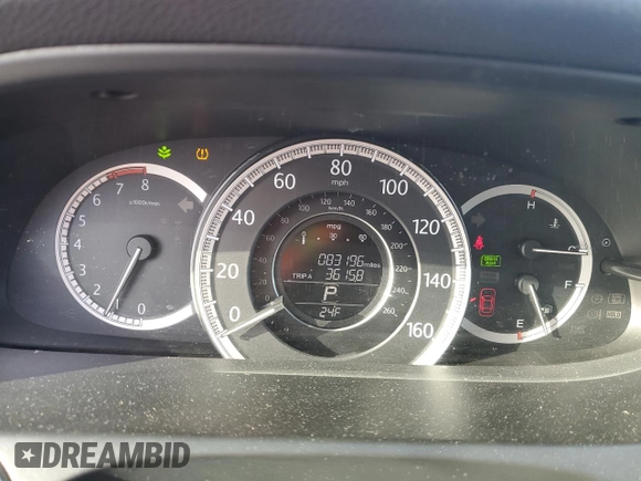 2014 Honda Accord LX with VIN 1HGCR2F35EA134201, listed as a Copart auction lot 41395065 with 83,196 mi miles and Salvage Title. Bid and sale history available at carsss.com. Image 9.