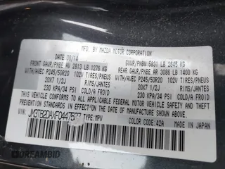 2015 Mazda CX-9 Grand Touring with VIN JM3TB2DAXF0447537, listed as a IAAI auction lot 41191694 with 157,113 mi miles. Bid and sale history available at carsss.com. Image 9.