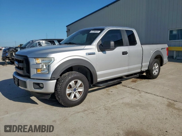 2016 Ford F-150 XL with VIN 1FTEX1C89GFA36835, listed as a Copart auction lot 61266455 with 98,187 mi miles and Salvage title. Bid and sale history available at DreamBid. Image 1.