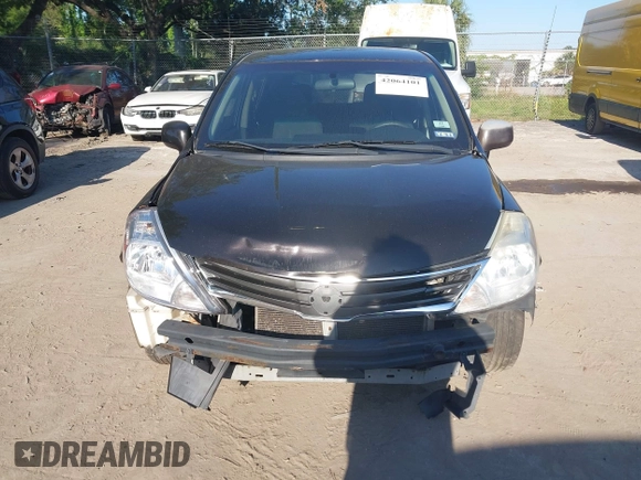 2012 Nissan Versa S with VIN 3N1BC1CP8CK201207, listed as a IAAI auction lot 42064101 with 206,514 mi miles. Bid and sale history available at carsss.com. Image 6.