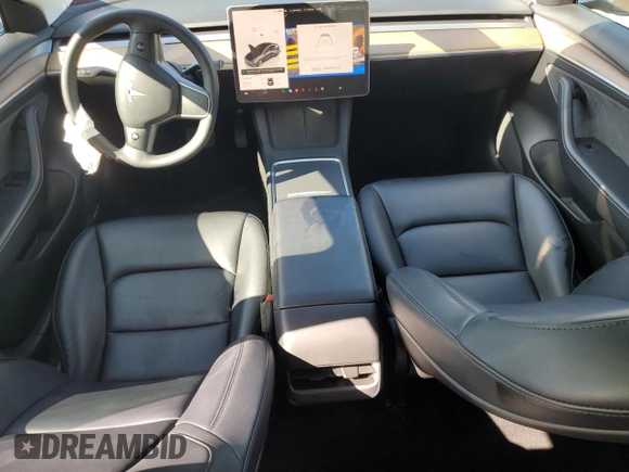 2023 Tesla Model 3 with VIN 5YJ3E1EA7PF456613, listed as a Copart auction lot 56940255 with 35,920 mi miles and Non repairable. Bid and sale history available at DreamBid. Image 8.