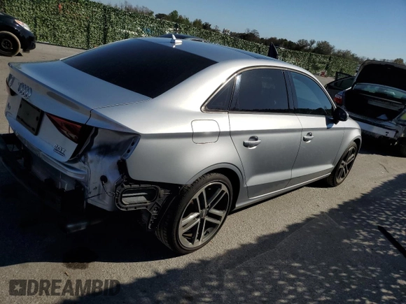 2017 Audi A3 Sedan Premium with VIN WAUB8GFF9H1029795, listed as a Copart auction lot 43848334 with 54,146 mi miles. Bid and sale history available at carsss.com. Image 3.