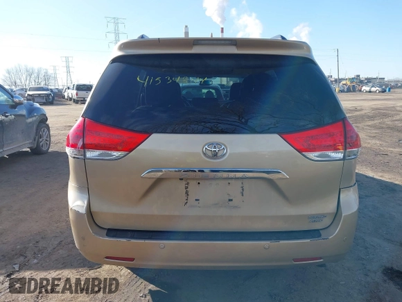 2014 Toyota Sienna Ltd with VIN 5TDDK3DCXES088559, listed as a IAAI auction lot 41534244 with 252,783 mi miles. Bid and sale history available at carsss.com. Image 16.