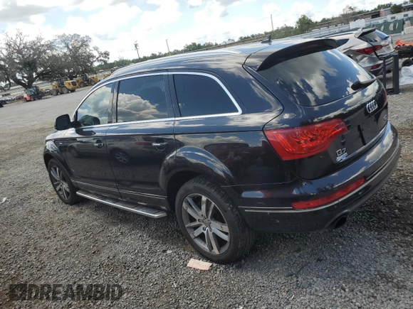 2015 Audi Q7 Premium Plus with VIN WA1LGAFE7FD005306, listed as a Copart auction lot 56751455 with 103,688 mi miles and Clean Title. Bid and sale history available at DreamBid. Image 2.
