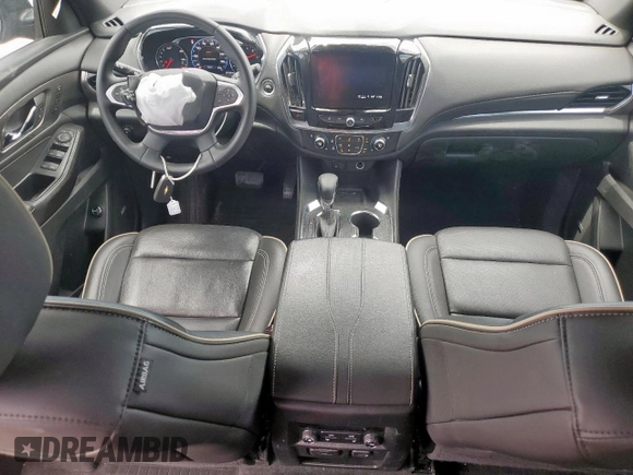 2023 Chevrolet Traverse Premier with VIN 1GNERKKWXPJ182441, listed as a Copart auction lot 57129195 with Not provided miles and Salvage title. Bid and sale history available at DreamBid. Image 8.