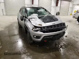 2019 Jeep Compass Trailhawk z VIN 3C4NJDDB2KT772222, wystawiony jako Copart lot #51116265 z przebiegiem 39 384 mil mil oraz Szkoda całkowita • Salvage title. Historia ofert i sprzedaży dostępna na DreamBid. Obrazek 12.
