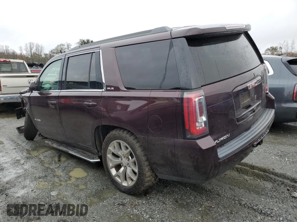 2017 GMC Yukon SLE with VIN 1GKS2AKC8HR353081, listed as a Copart auction lot 81058634 with 126,867 mi miles and Salvage Title. Bid and sale history available at carsss.com. Image 2.