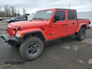 2022 Jeep Gladiator Willys Sport z VIN 1C6HJTAG0NL103512, wystawiony jako Copart lot #45141975 z przebiegiem 52 199 mil mil oraz Szkoda całkowita • Salvage title. Historia ofert i sprzedaży dostępna na DreamBid. Obrazek 1.