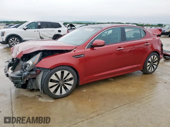 2011 Kia Optima SX z VIN KNAGR4A62B5127642, wystawiony jako Copart lot #55789135 z przebiegiem 185 057 mil mil oraz Szkoda całkowita • Salvage title. Historia ofert i sprzedaży dostępna na DreamBid. Obrazek 1.