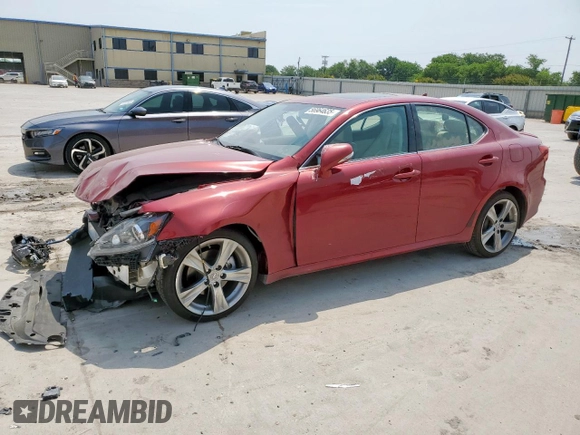2012 Lexus IS 250 with VIN JTHBF5C2XC5179039, listed as a Copart auction lot 56964635 with 174,438 mi miles and Salvage title. Bid and sale history available at DreamBid. Image 1.