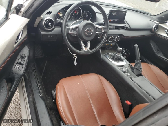 2022 Mazda MX-5 Miata RF Grand Touring with VIN JM1NDAM78N0504942, listed as a Copart auction lot 83746334 with NaN miles and Salvage Title. Bid and sale history available at carsss.com. Image 8.