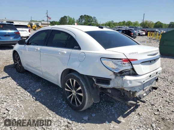 2014 Chrysler 200 Limited with VIN 1C3CCBCG8EN158805, listed as a Copart auction lot 52143465 with 155,445 mi miles and Salvage Title. Bid and sale history available at carsss.com. Image 2.