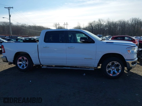2019 Ram 1500 Big Horn/Lone Star with VIN 1C6RRFFG7KN646220, listed as a IAAI auction lot 41590713 with 115,807 mi miles. Bid and sale history available at carsss.com. Image 12.