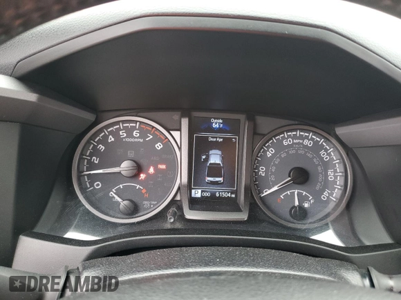 2021 Toyota Tacoma SR with VIN 3TMCZ5AN4MM402889, listed as a Copart auction lot 59942695 with 61,504 mi miles and Salvage title. Bid and sale history available at DreamBid. Image 9.