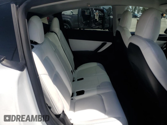 2022 Tesla Model Y Performance with VIN 7SAYGDEFXNF407340, listed as a Copart auction lot 54376895 with 56,709 mi miles and Salvage Title. Bid and sale history available at DreamBid. Image 10.