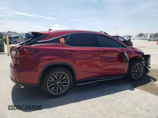 2022 Lexus RX with VIN 2T2YZMDA2NC318309, listed as a Copart auction lot 62670164 with 65,143 mi miles and Salvage Title. Bid and sale history available at carsss.com. Image 3.