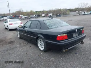 2001 BMW 7 Series 740iA with VIN WBAGG83461DN87920, listed as a IAAI auction lot 41932224 with 1 mi miles. Bid and sale history available at carsss.com. Image 3.