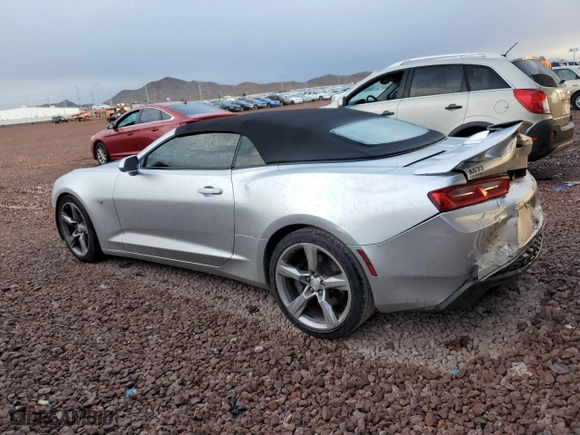 2017 Chevrolet Camaro 1SS with VIN 1G1FF3D72H0197193, listed as a Copart auction lot 42257295 with 75,498 mi miles and Salvage Title. Bid and sale history available at carsss.com. Image 2.