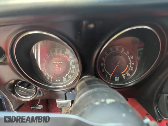 1968 Chevrolet Corvette z VIN 194678S400179, wystawiony jako Copart lot #59694455 z przebiegiem 23 679 mil mil oraz Czysty tytuł • Clean title. Historia ofert i sprzedaży dostępna na DreamBid. Obrazek 8.