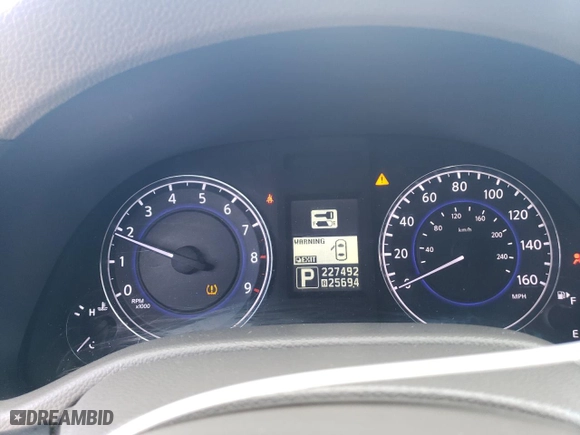 2011 Infiniti G25 Sedan x with VIN JN1DV6AR2BM653298, listed as a Copart auction lot 42736245 with 227,492 mi miles and Salvage Title. Bid and sale history available at carsss.com. Image 9.