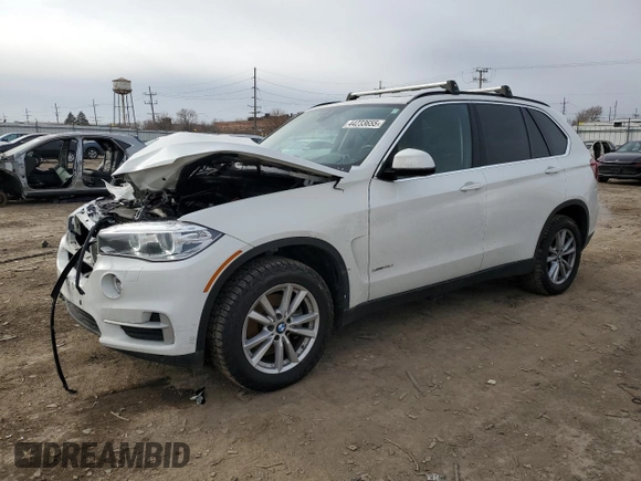2014 BMW X5 xDrive35i with VIN 5UXKR0C56E0K48703, listed as a Copart auction lot 44233655 with 73,929 mi miles and Salvage Title. Bid and sale history available at carsss.com. Image 1.