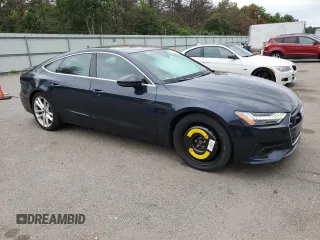 2021 Audi A7 Premium Plus with VIN WAUR2AF26MN081141, listed as a Copart auction lot 62946624 with 27,260 mi miles and Salvage Title. Bid and sale history available at carsss.com. Image 4.