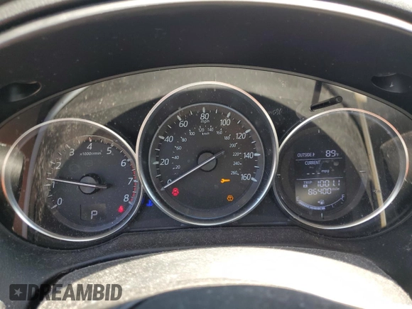 2016 Mazda CX-5 Touring with VIN JM3KE2CY0G0894283, listed as a Copart auction lot 50592065 with 86,400 mi miles and Salvage Title. Bid and sale history available at carsss.com. Image 9.