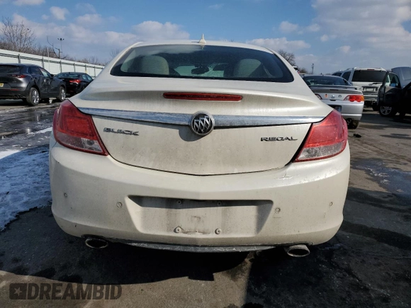 2013 Buick Regal Turbo Premium 3 with VIN 2G4GU5GVXD9211263, listed as a Copart auction lot 42377025 with Not provided miles and Salvage title. Bid and sale history available at DreamBid. Image 6.