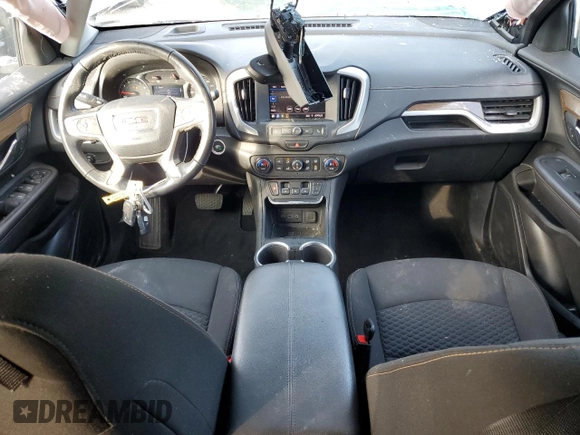 2020 GMC Terrain SLE with VIN 3GKALTEV3LL129153, listed as a Copart auction lot 44145915 with 51,472 mi miles and Salvage Title. Bid and sale history available at DreamBid. Image 8.