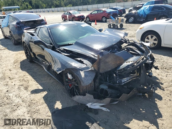 2016 Chevrolet Corvette Z06 3LZ with VIN 1G1YU2D6XG5607336, listed as a Copart auction lot 67930534 with 48,529 mi miles and Salvage Title. Bid and sale history available at carsss.com. Image 4.