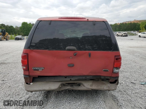 2002 Ford Expedition XLT с VIN 1FMEU17L42LA40949, выставлен на аукционе Copart как лот 52970775 с пробегом Не указан миль и Списание • Salvage title. История ставок и продаж доступна на DreamBid. Изображение 6.