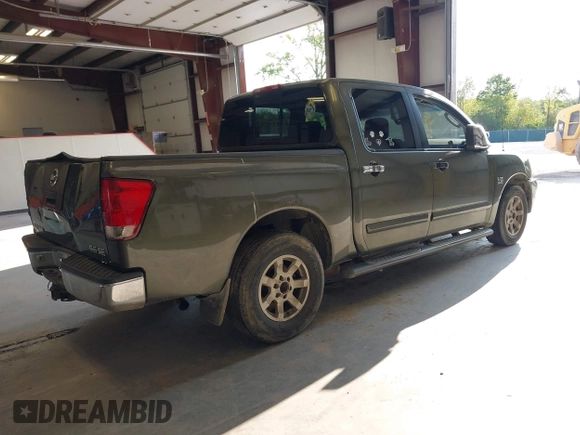 2004 Nissan Titan LE with VIN 1N6AA07A74N524414, listed as a IAAI auction lot 39769313 with 299,250 mi miles and . Bid and sale history available at DreamBid. Image 4.