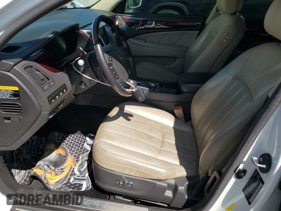2012 Hyundai Equus Signature with VIN KMHGH4JH5CU050422, listed as a Copart auction lot 51899685 with 64,641 mi miles and Salvage title. Bid and sale history available at DreamBid. Image 7.