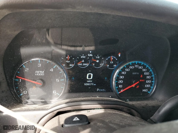 2017 Chevrolet Tahoe Premier with VIN 1GNSCCKC4HR209264, listed as a Copart auction lot 45794995 with 109,177 mi miles and Salvage Title. Bid and sale history available at carsss.com. Image 9.