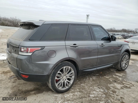 2014 Land Rover Range Rover Sport V8 Dynamic with VIN SALWR2EF9EA332652, listed as a Copart auction lot 46120715 with 153,958 mi miles and Salvage Title. Bid and sale history available at carsss.com. Image 3.