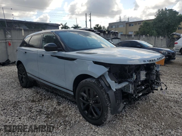 2025 Land Rover Range Rover Velar Dynamic SE with VIN SALYL2EX3SA398872, listed as a Copart auction lot 43451045 with 4,736 mi miles and Salvage title. Bid and sale history available at DreamBid. Image 4.