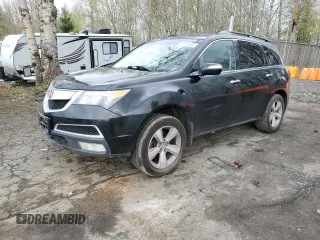 2013 Acura MDX with VIN 2HNYD2H21DH506506, listed as a Copart auction lot 51750835 with 193,183 mi miles and Salvage title. Bid and sale history available at DreamBid. Image 1.