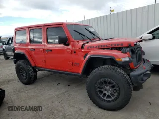 2022 Jeep Wrangler Unlimited Rubicon with VIN 1C4JJXFG9NW126974, listed as a Copart auction lot 88330725 with Not provided miles and Salvage title. Bid and sale history available at DreamBid. Image 4.