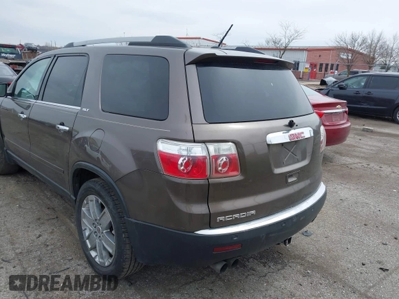2010 GMC Acadia SLT2 z VIN 1GKLRNED2AJ128641, wystawiony jako IAAI lot #41997491 z przebiegiem 210 153 mil mil oraz . Historia ofert i sprzedaży dostępna na DreamBid. Obrazek 3.