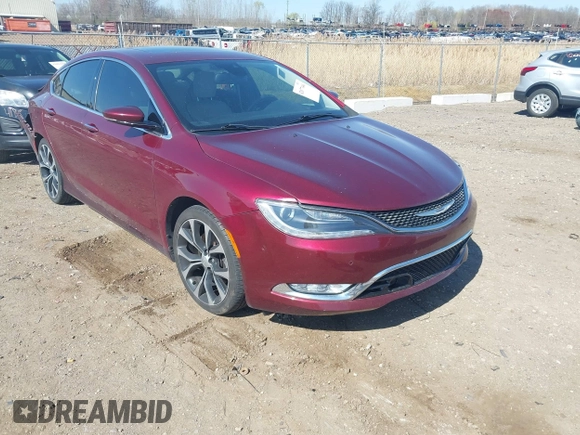 2015 Chrysler 200 C z VIN 1C3CCCEG8FN598172, wystawiony jako IAAI lot #42077144 z przebiegiem 130 717 mil mil oraz . Historia ofert i sprzedaży dostępna na DreamBid. Obrazek 1.